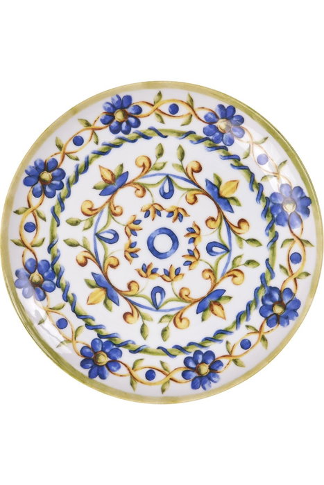Hermia 2100002909001 Juego de Servir Pasteles Porcelana Azul Apto Microondas y Lavavajillas 4 Piezas